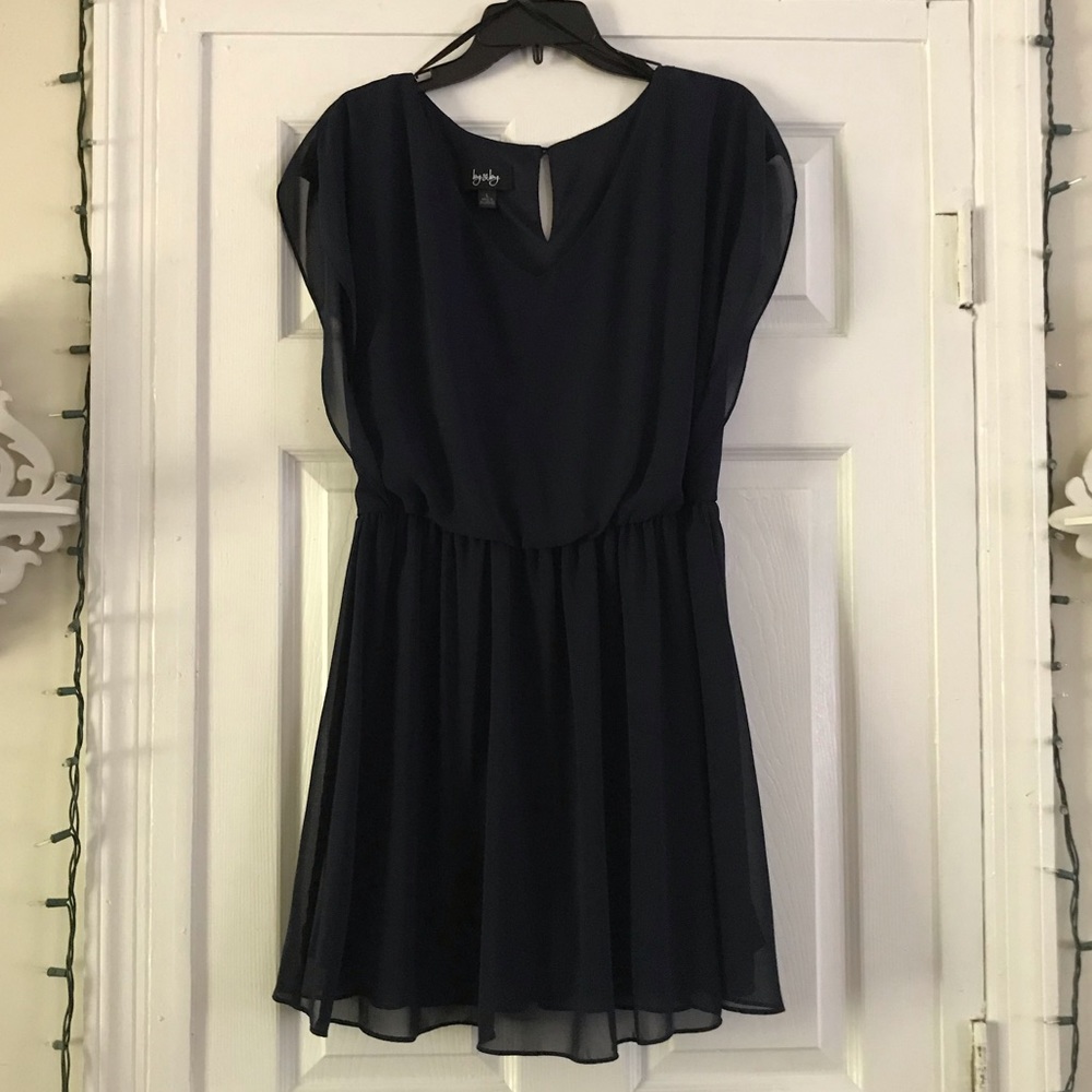 By & By Navy Dress NWOT